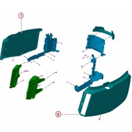 100% ORIGINAL YADEA E8S PRO BODY SIDE COVER // 64314-D0E8/64315-D0E8 100% ORIGINAL YADEA E8S PRO