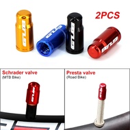 GUB [SG READY STOCK] 2pcs Bicycle Tire Valve Caps Air Valve Car MTB Road Bike Tire Foldable Bicycle Protector Cover Bike Cable End Caps