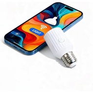 LoraTap Smart Wi-Fi Light Bulb Socket Adapter, Voice for Alexa/Google, Smart Life App Group & Timer,