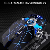 Professional Wired Gaming Mouse 6 Button 3200DPI LED Optical Game Mice Silent Mouse for PC Laptop -B