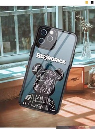 (READY STOCK) APPLE X/XS/XR/XS MAX/11PRO/11/11PRO MAX/12/12PRO/12PRO MAX BEARBRICK GLASS PHONE CASES