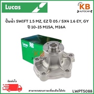 Water Pump SWIFT 1.5 MZ EZ Year 05/SX4 1.6 EY GY 10-15 M15A M16A Number LWPT5088 Quantity 1 Cartridg