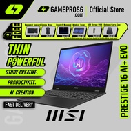 MSI Prestige 16 AI+ Evo Laptop — Elite Performance — 16" UHD+ OLED - Ultra 9 288V - 32GB - 1TB SSD -