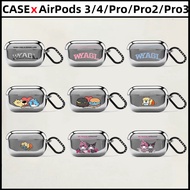 CASE【WYAGL BUGCAT CAPOO My Melody Kuromi】Electroplated Silver AirPods Case For AirPods 4/3 Pro 2/3 S