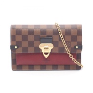 [二手] 路易威登LOUIS VUITTON單肩包 Portefeuille Vavin Damier Ebene N60222 波爾多 PVC 塗層帆布皮革 Portefeuille Vavin 鏈