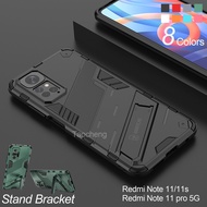 For Xiaomi Redmi Note 11s 11 pro + plus 4G 5G Note11 Note11s Note11pro Note11pro+ Global Version Phone Case Hard Armor Shockproof Casing Soft Stand Back Cover