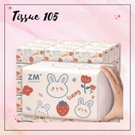 [20Pack] ZM Rabbit Tissue | 75 Pulls x 4Ply | Soft Cotton Facial Tisu | Ready Stock