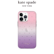 【kate spade】iPhone 14 Plus 精品手機殼 紫色星空