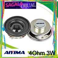 AIYIMA 1Pcs 40MM Speakers 4ohm 3W Full Range Frequency Stereo Sound