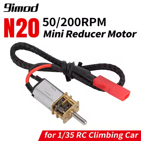 9IMOD N20 Mini Reducer Motor Slow Speed 50RPM 200RPM DC 5V for 1/35 Orlandoo Hunter