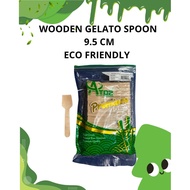WOODEN GELATO SPOON 9.5 CM | 9.5 CM GELATO SPOON | GELATO SPOON