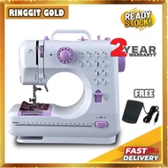 Ringgit Gold Sewing Machine FHSM 505A Pro Upgraded 12 Sewing Portable Mini Sewing Machine Mesin Jahit 505 缝纫机