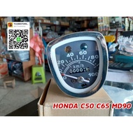 HONDA C50 C65 Speedometer Straight Handle