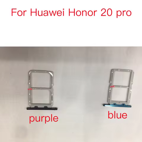 1pcs New For Huawei Honor 20 Pro Honor20pro SIM Card Tray Holder Slot Adapter For Huawei Honor 20 Pr