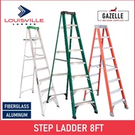Louisville Ladder 8 FT Fiberglass Step Ladder 225lb / 300lb - FS4008 / FS1508 / AS4008