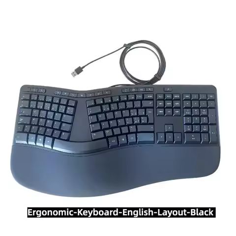 New USB Wired Ergonomic Split Keyboard For Microsoft Ergonomic Keyboard LXM‑00001
