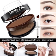 2-color Eyebrow Powder Box + GECOMO Eyebrow Stencil