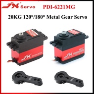 JX PDI-6221MG 20KG 120° 180° Digital Servo High Torque Metal Gear Waterproof For 1/8 1/10 RC Car Cra