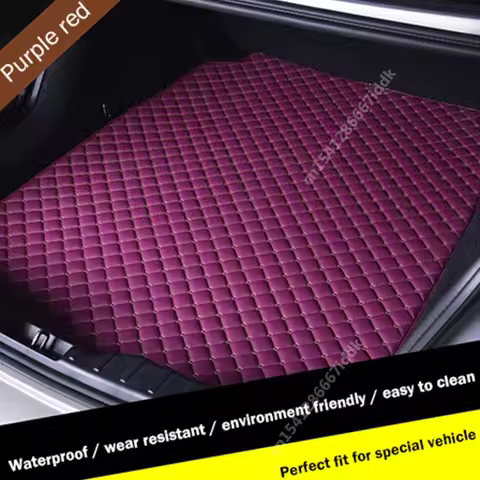 High Quality Artificial Leather Car Trunk Mat for Bmw F01 7 Series E65 E66 F02 G11 G12 G70 Car Acces