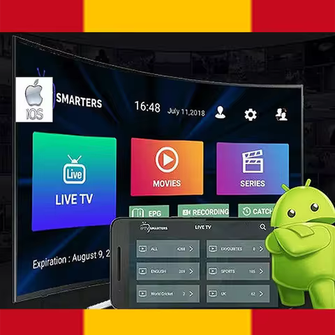 Fast Link IPTV Smart TV Box Service for Spain France Italy Germany Poland Netherlands 4K M3U List Pl