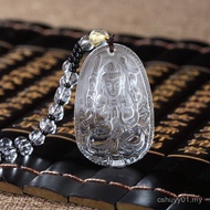 Necklace White Crystal Men Women Style Buddha Zodiac Eight Patronus Pendants Temple Bonding Pendants
