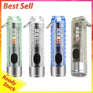 SST20 LED Keychain Flashlight Lighting 400LM Waterproof Mini Pocket Torch