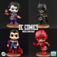 Mini figure figurine DC Comics batman superman flash small cake topper 9-10cm