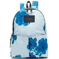 MARC BY MARC JACOBS Backpack專櫃款彩繪藍色後背包書包