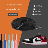 Fit Air Jordan 1 low black toe black white aj1 shoelace original quality genuine rope
