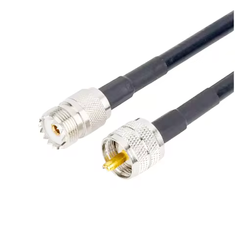 1PC LMR400 SO239 PL259 UHF Male Female to UHF Male to UHF Male Female Connector 50 ohm Crimp for LMR