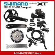 Di2ชิมาโนะ DEORE XT ชุดเกียร์อิเล็กทรอนิกส์12S ชุดเกียร์ SW-M8250เบรค M8220ที่ชาร์จ EC-DN100