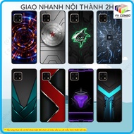 Sharp Aquos Sense 4 / Sense 5G / Sense 6 / Zero 6 black flexible case printed with technology and ma