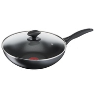 Tefal Cookware Cook &amp; Clean 28cm / Light &amp; Clean 32cm Wok Pan with lid Titanium Non-stick coating