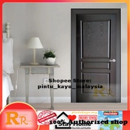31" x 83" Black- RRHC3 Interior Room Door | Pintu Bilik | Pintu Kayu | Pintu Murah | Wooden Door
