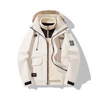 JEEP SPIRIT 3-In-1ฤดูหนาวแจ็คเกตกันน้ำผู้หญิง & ผู้ชาย Jaket Daki Gunung