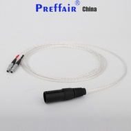Preffair HIFI 4pin XLR Balanced Male 8 core 7N OCC Single crystal Handmade  Headphone Upgrade Cable 