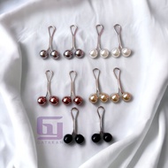 1 Dozen (12 Pcs) Multi-Color Turkish Hijab Chin Pin Clip Brooch