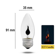 ASSTREEMEGA LED Light Bulb E27 Orange 3W - OM-BB-3W