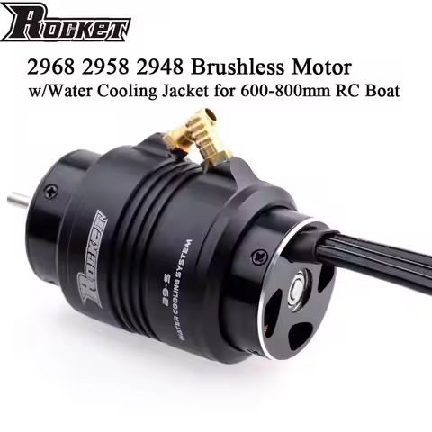 Rocket 2968 2958 2948 3400KV 3450KV 3800KV 4800KV Motor w/Water Cooling Jacket for Feilun FT011 FT01