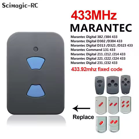 Marantec Digital 302 304 313 Comfort 220 250 252 AZ021 64176 433.92MHz Garage Gate Door Remote Contr