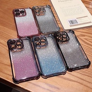 Luxury Bling Gradient Glitter Plating Casing For OPPO A18 A17 A58 A74 A78 A98 A53 A57 2022 RENO 12F 