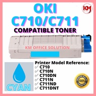 Compatible OKI Okidata C 711 710 C710 C710N C710DN C711 C711N C711ND C711DNT Laser Printer Toner