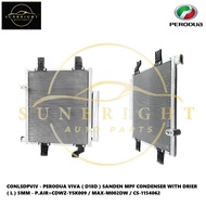 PERODUA VIVA ( D18D ) SANDEN MPF CONDENSER WITH DRIER ( L ) 5MM - P.AIR=CDWZ-YSK009 / MAX-M002DW / C