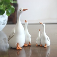 Resin Duck Family Decorations, Mother-Child Duck Sculptures, Courtyard Garden Decorations, Micro Lan