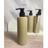 250ml Biodegradable Bottle 250ml Straw Skincare Bottle 250ml Soap Bottle