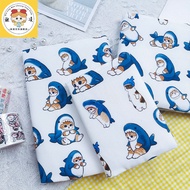 Fabric Book Cloth A4 B5 Shark Cat Cloth Book Cover A5A6 Hand Book Diary Book Cover Week Adjustable B