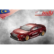 KillerBody 48659 Wide Body Full Kit (1/10 KB Lexus RC F) Lexan molded / PC material
