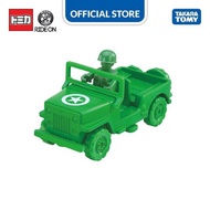 Dream Tomica Ride On Toy Story No. 05 Green Army Man & Military Truck