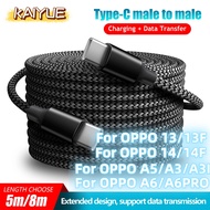 Type C to Type C Cable C to C PD 60W 3m 5m 8m 10-meter Extension Cable for  Samsung  S21 S23Ultre S2