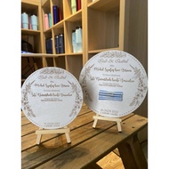 Engrave Plate Wooden Ijab Kabul Aku Terima Nikah / Kahwin Wedding / Majlis